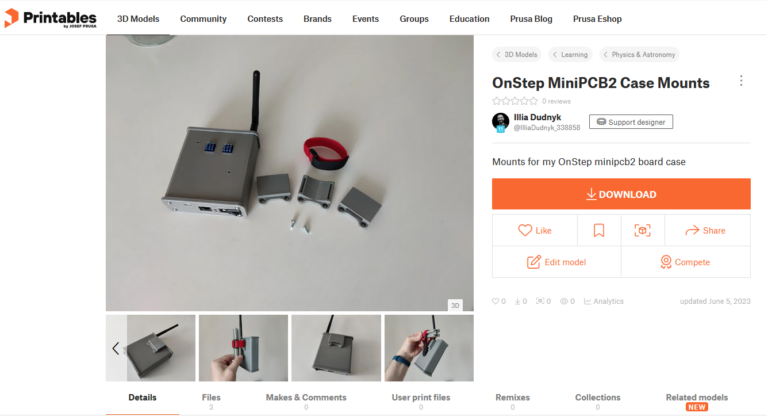 case mounts screenshot